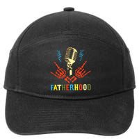 Fatherhood Sometimes I Rock It Sometimes It Rocks Me 7-Panel Snapback Hat