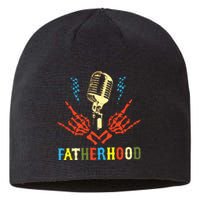 Fatherhood Sometimes I Rock It Sometimes It Rocks Me Sustainable Beanie