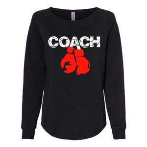 Funny Sport Instructor and Player Gift Funny Boxing Coach Womens California Wash Sweatshirt