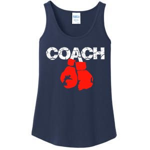 Funny Sport Instructor and Player Gift Funny Boxing Coach Ladies Essential Tank