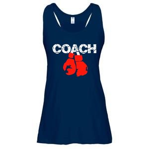 Funny Sport Instructor and Player Gift Funny Boxing Coach Ladies Essential Flowy Tank