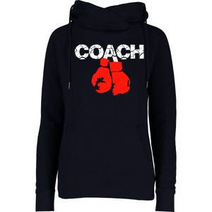 Funny Sport Instructor and Player Gift Funny Boxing Coach Womens Funnel Neck Pullover Hood