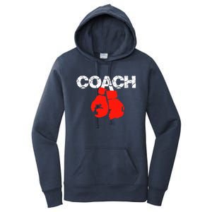 Funny Sport Instructor and Player Gift Funny Boxing Coach Women's Pullover Hoodie