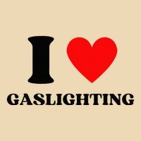 Funny Saying I Love Gaslighting Trendy Heart Shape Drawstring Bag