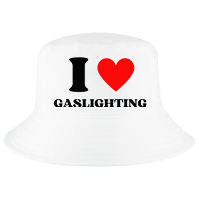 Funny Saying I Love Gaslighting Trendy Heart Shape Cool Comfort Performance Bucket Hat