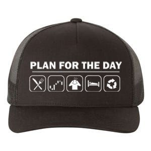 Funny Stock Investing Plan For The Day Crypto Trading Holder Yupoong Adult 5-Panel Trucker Hat