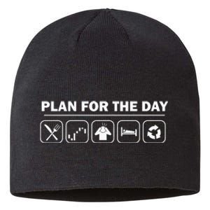 Funny Stock Investing Plan For The Day Crypto Trading Holder Sustainable Beanie