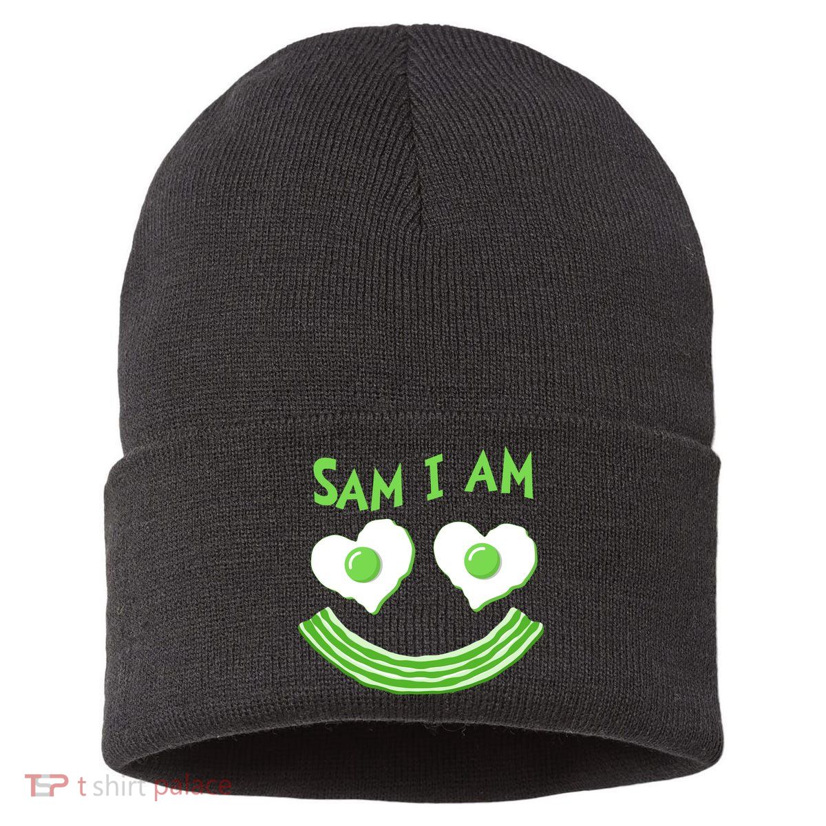 Funny Sam I Am Reading Fan Book Lover Sustainable Knit Beanie