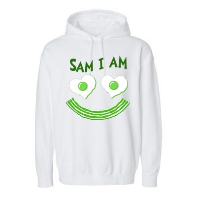 Funny Sam I Am Reading Fan Book Lover Garment-Dyed Fleece Hoodie