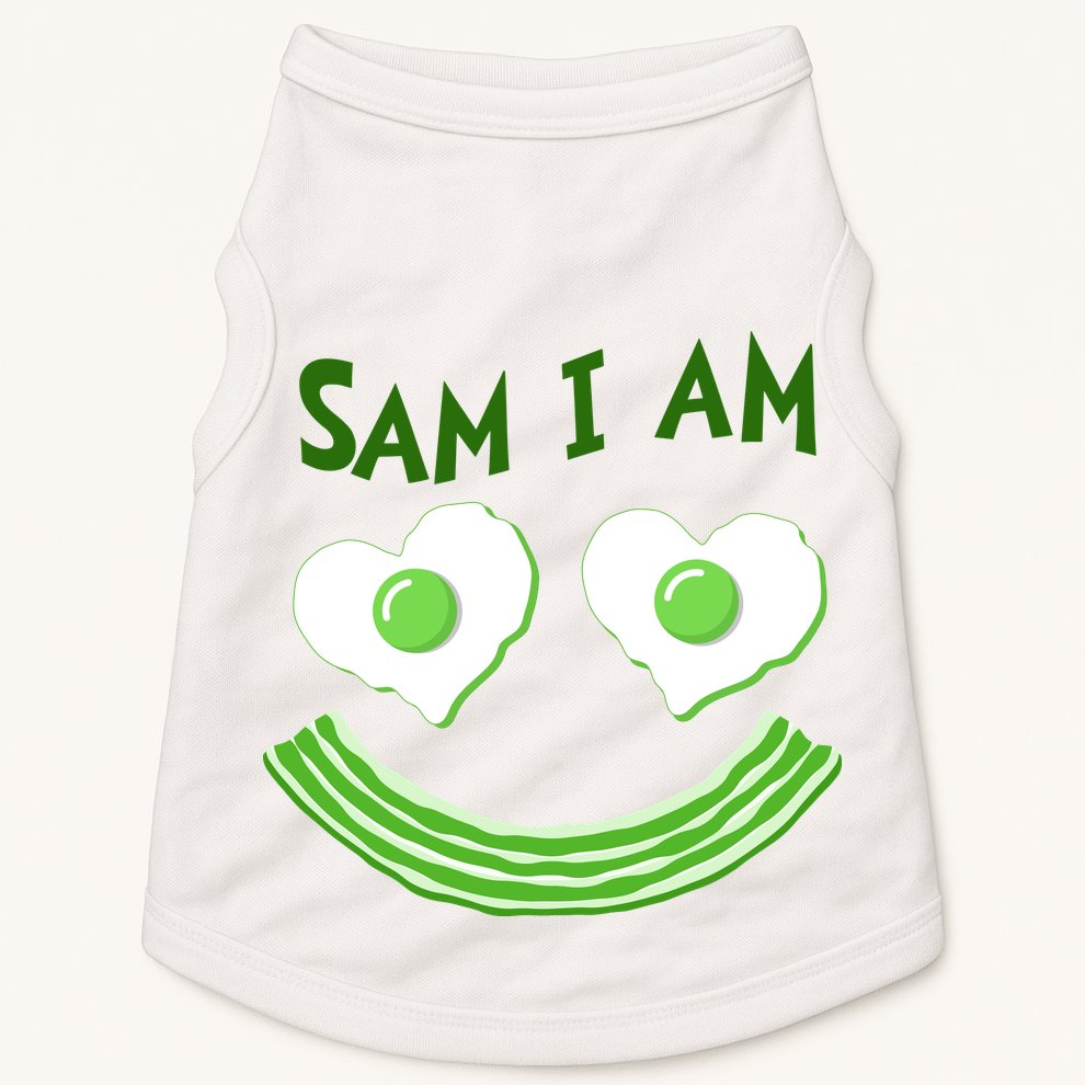 Funny Sam I Am Reading Fan Book Lover Doggie Tank