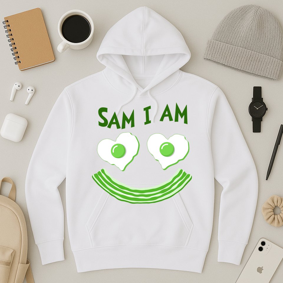 Funny Sam I Am Reading Fan Book Lover Hoodie