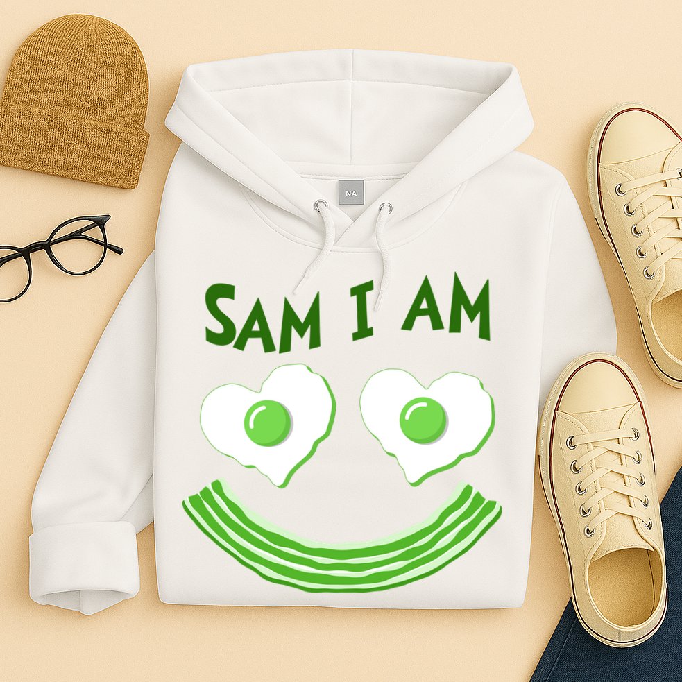 Funny Sam I Am Reading Fan Book Lover Hoodie