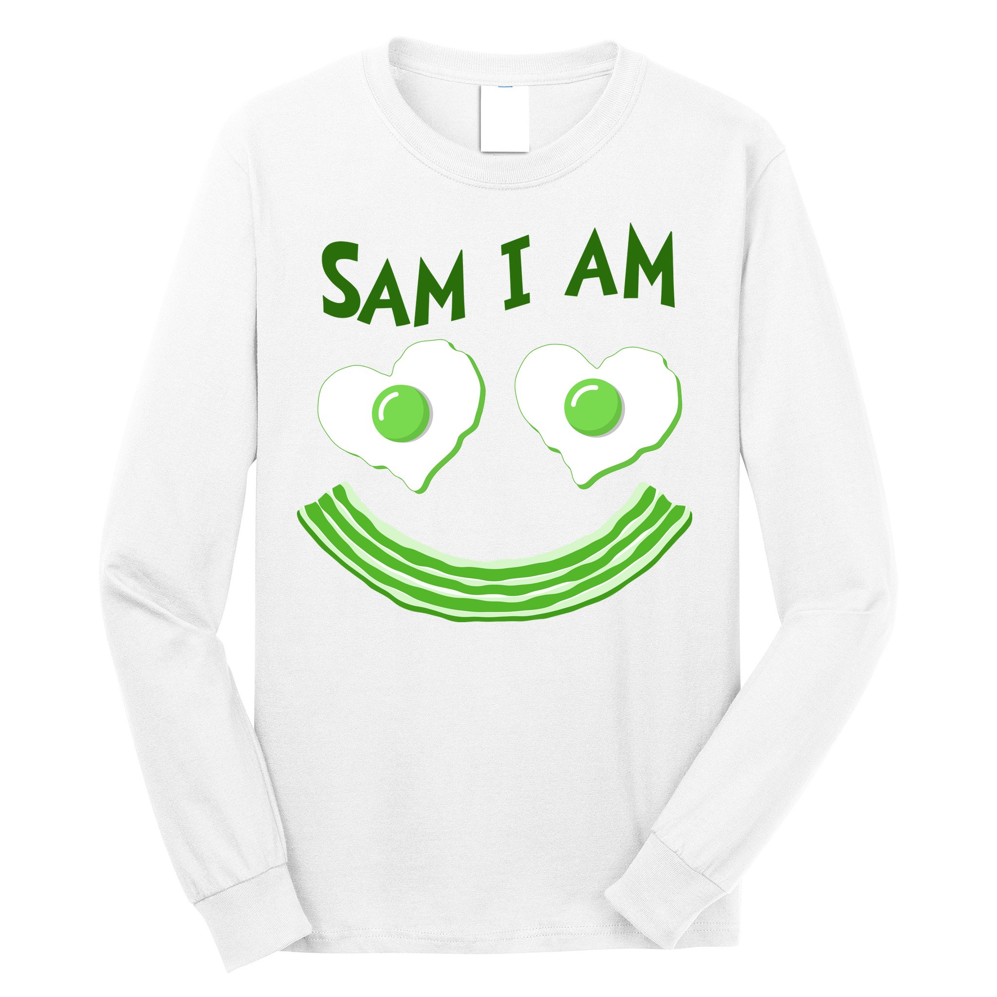 Funny Sam I Am Reading Fan Book Lover Long Sleeve Shirt