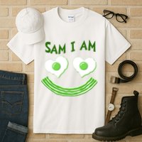 Funny Sam I Am Reading Fan Book Lover Tall T-Shirt