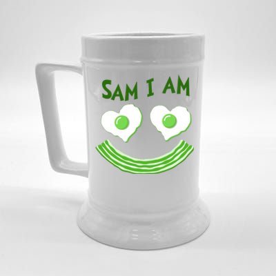 Funny Sam I Am Reading Fan Book Lover Beer Stein