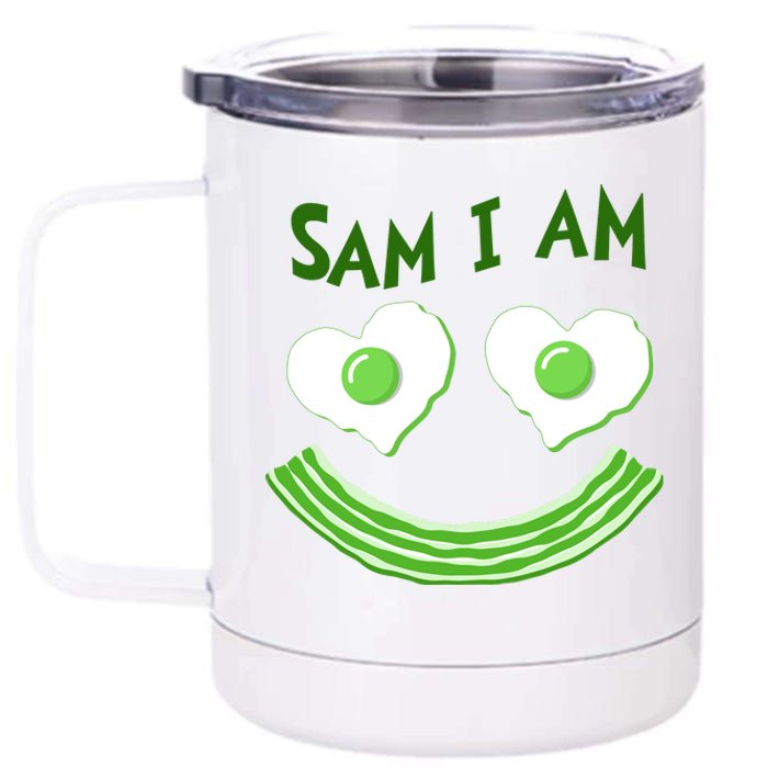 Funny Sam I Am Reading Fan Book Lover 12 oz Stainless Steel Tumbler Cup