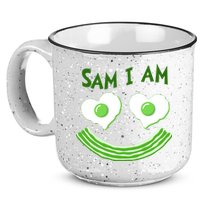 Funny Sam I Am Reading Fan Book Lover 15oz Campfire Ceramic Mug