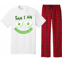 Funny Sam I Am Reading Fan Book Lover Pajama Set