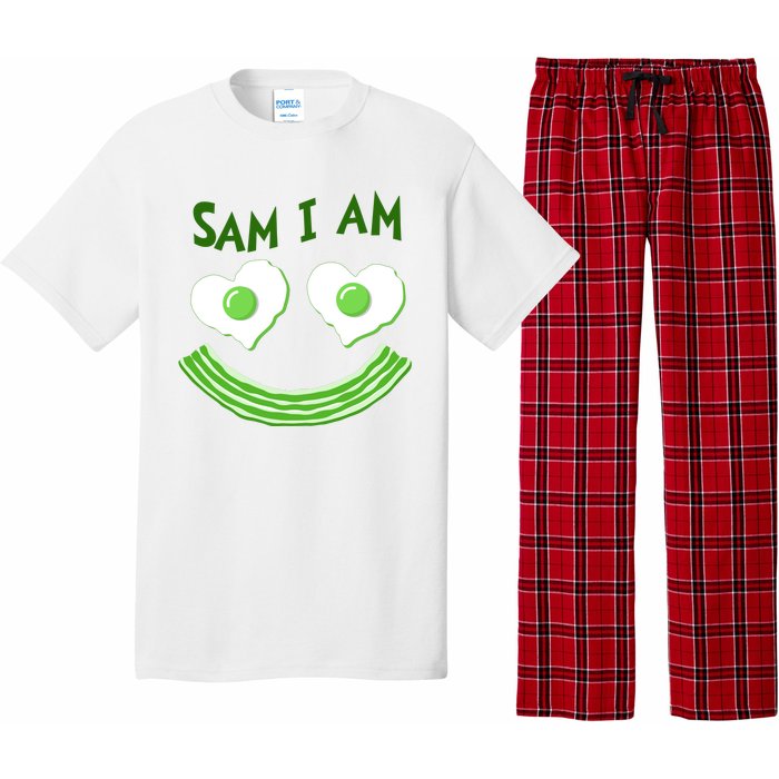 Funny Sam I Am Reading Fan Book Lover Pajama Set