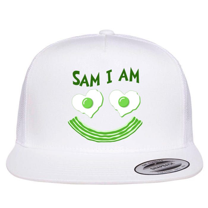 Funny Sam I Am Reading Fan Book Lover Flatbill Hat