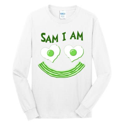 Funny Sam I Am Reading Fan Book Lover Tall Long Sleeve T-Shirt