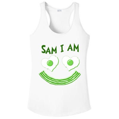 Funny Sam I Am Reading Fan Book Lover Ladies PosiCharge Competitor Racerback Tank
