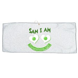 Funny Sam I Am Reading Fan Book Lover Large Microfiber Waffle Golf Towel