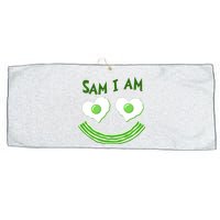 Funny Sam I Am Reading Fan Book Lover Large Microfiber Waffle Golf Towel