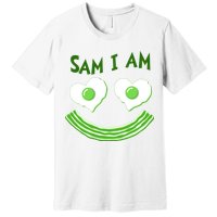 Funny Sam I Am Reading Fan Book Lover Premium T-Shirt