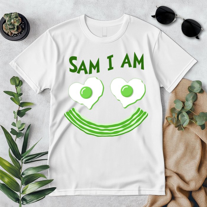 Funny Sam I Am Reading Fan Book Lover Premium T-Shirt