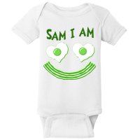 Funny Sam I Am Reading Fan Book Lover Baby Bodysuit