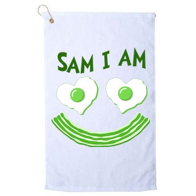 Funny Sam I Am Reading Fan Book Lover Golf Towel