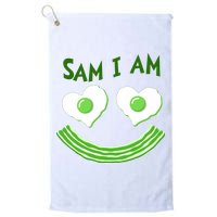 Funny Sam I Am Reading Fan Book Lover Golf Towel