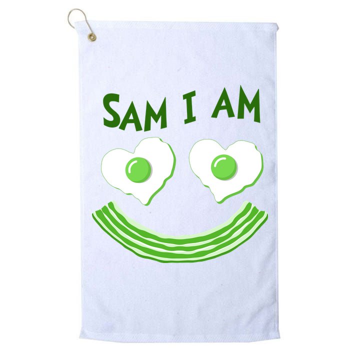 Funny Sam I Am Reading Fan Book Lover Golf Towel