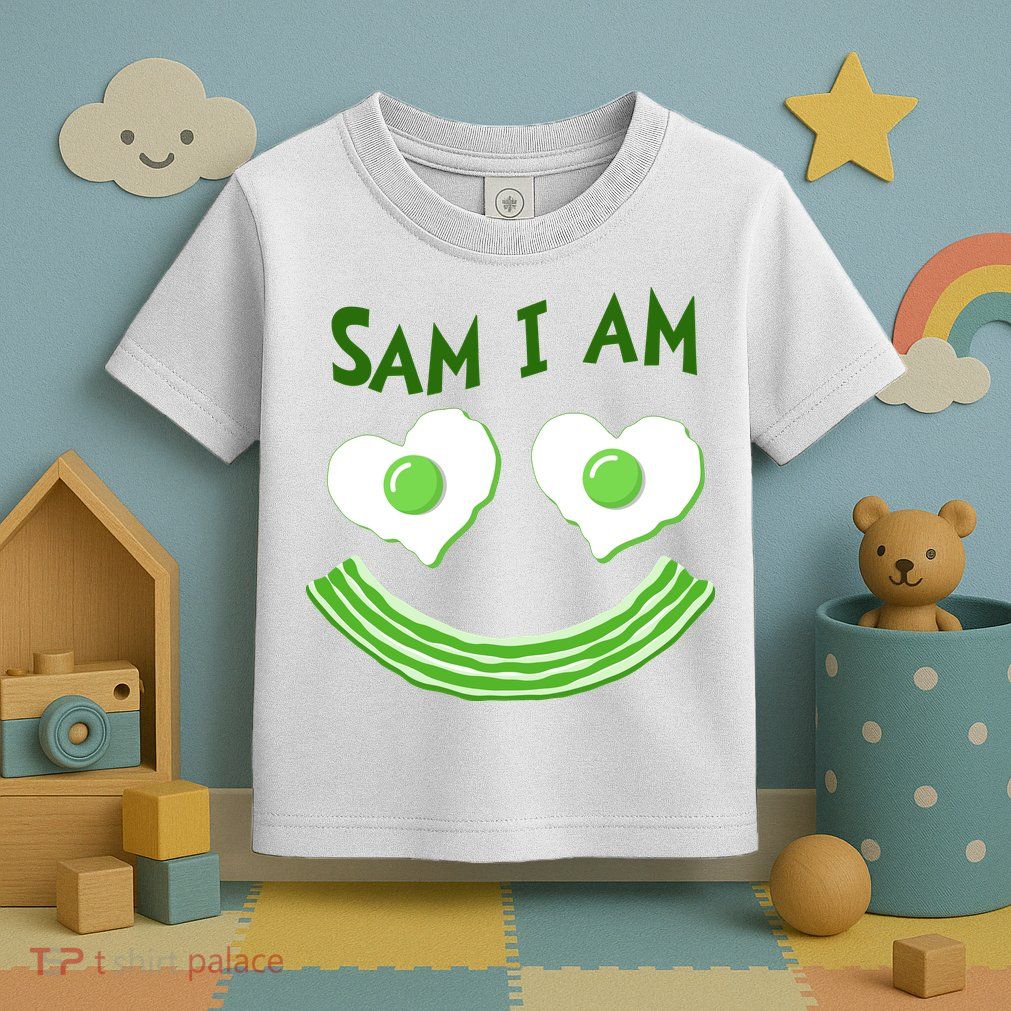 Funny Sam I Am Reading Fan Book Lover Toddler T-Shirt
