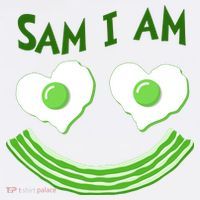 Funny Sam I Am Reading Fan Book Lover Toddler T-Shirt