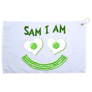 Funny Sam I Am Reading Fan Book Lover Grommeted Golf Towel