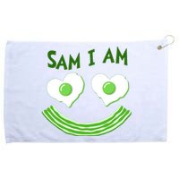 Funny Sam I Am Reading Fan Book Lover Grommeted Golf Towel