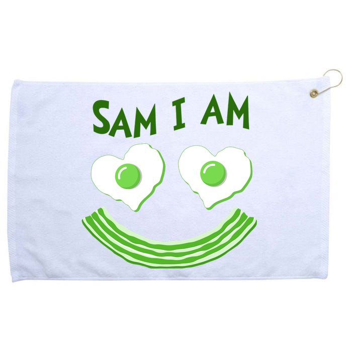 Funny Sam I Am Reading Fan Book Lover Grommeted Golf Towel