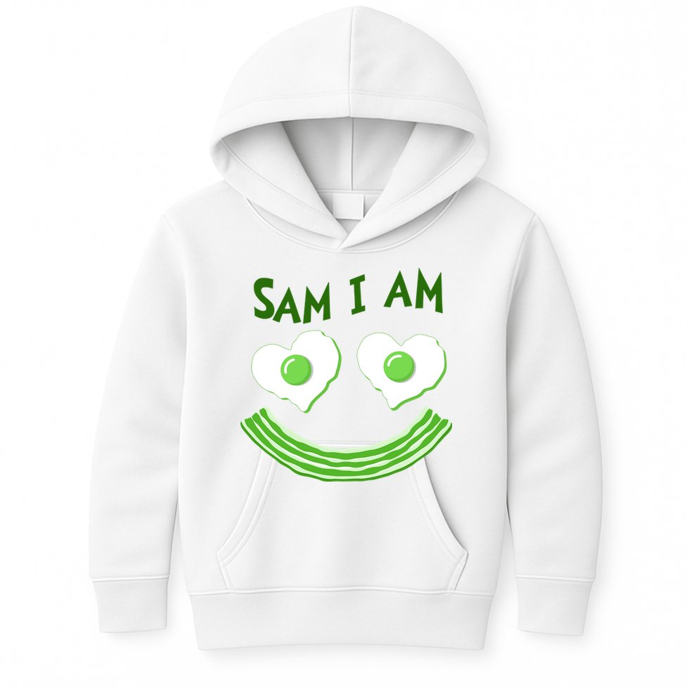 Funny Sam I Am Reading Fan Book Lover Kids Hoodie