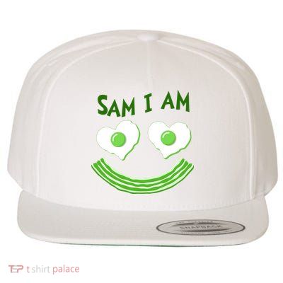 Funny Sam I Am Reading Fan Book Lover Wool Snapback Cap
