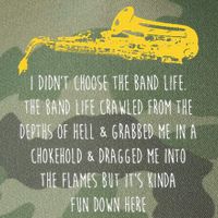 Funny Saxophone I Didnt Choose Marching Band Sax Legacy Tie Dye Trucker Hat