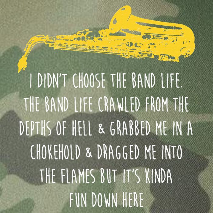 Funny Saxophone I Didnt Choose Marching Band Sax Legacy Tie Dye Trucker Hat