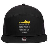 Funny Saxophone I Didnt Choose Marching Band Sax 7 Panel Mesh Trucker Snapback Hat
