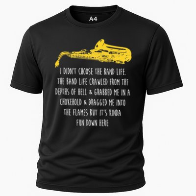 Funny Saxophone I Didnt Choose Marching Band Sax Performance Shirt