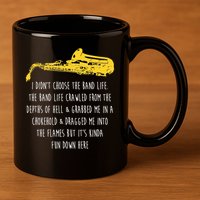 Funny Saxophone I Didnt Choose Marching Band Sax 11oz C Handle Ceramic Mug