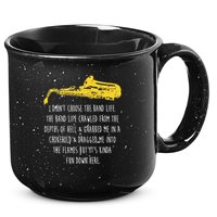 Funny Saxophone I Didnt Choose Marching Band Sax 15oz Campfire Ceramic Mug