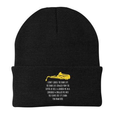 Funny Saxophone I Didnt Choose Marching Band Sax Beanie