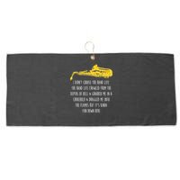 Funny Saxophone I Didnt Choose Marching Band Sax Large Microfiber Waffle Golf Towel