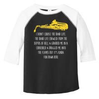 Funny Saxophone I Didnt Choose Marching Band Sax Toddler Fine Jersey T-Shirt